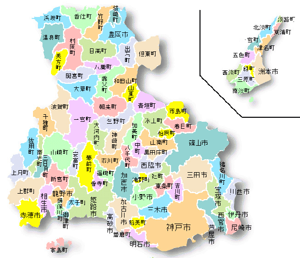 兵庫県地図