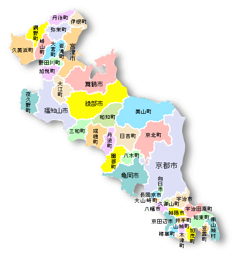 京都府地図