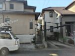 隣家のカーポートの屋根に接触していたゲッケイジュを伐採した事例│奈良県奈良市T様