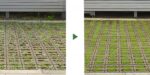 駐車場　緑化ブロック